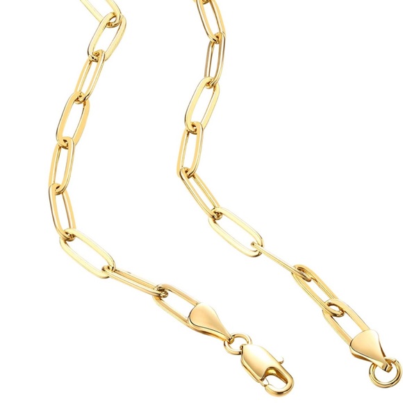 Trending! 14K Gold Fill Chunky Link Chain Necklace - Picture 2 of 3